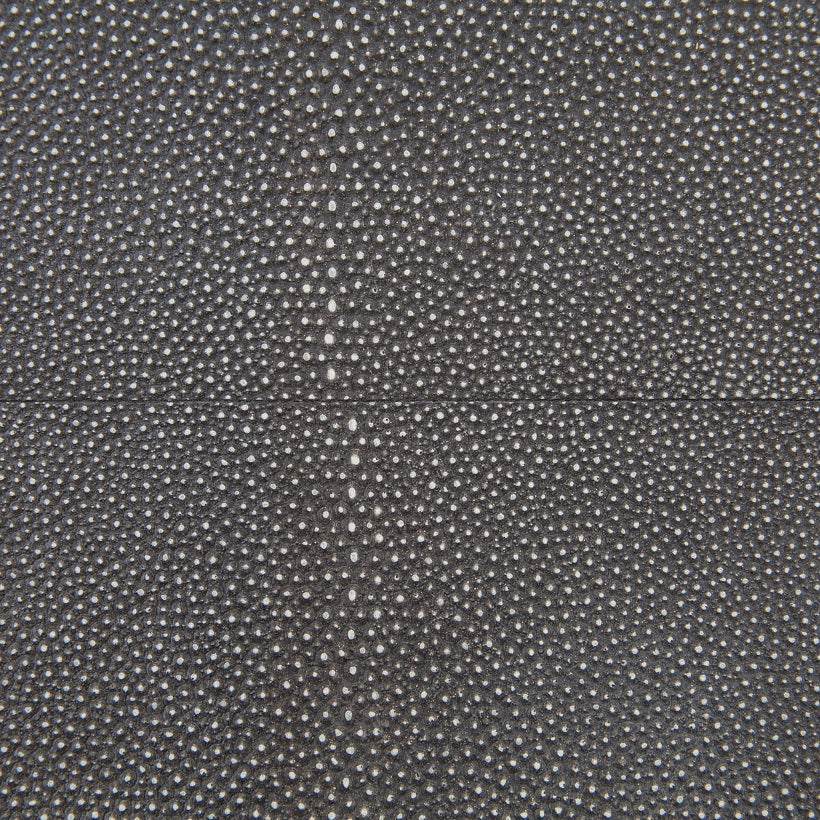 Shana 22" Bedside Table - Shagreen + Antique Brass - Classic Carolina Home