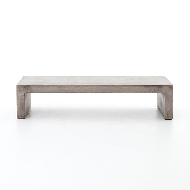 Pimlico 60" Concrete Coffee Table - Grey - Classic Carolina Home