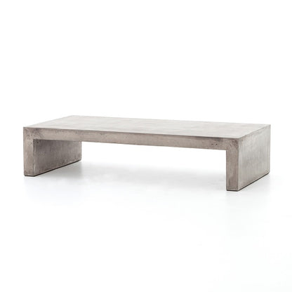 Pimlico 60" Concrete Coffee Table - Grey - Classic Carolina Home