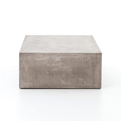 Pimlico 60" Concrete Coffee Table - Grey - Classic Carolina Home