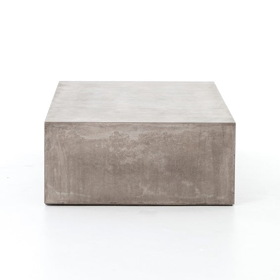 Pimlico 60" Concrete Coffee Table - Grey - Classic Carolina Home