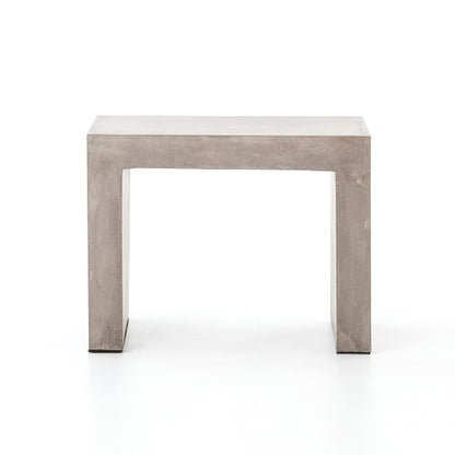 Pimlico 26" Outdoor Concrete Side Table - Grey - Classic Carolina Home