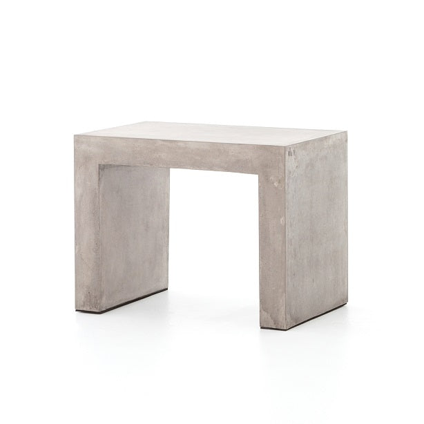 Pimlico 26" Outdoor Concrete Side Table - Grey - Classic Carolina Home