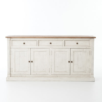 Carina 71" Driftwood + Limestone Sideboard - Classic Carolina Home