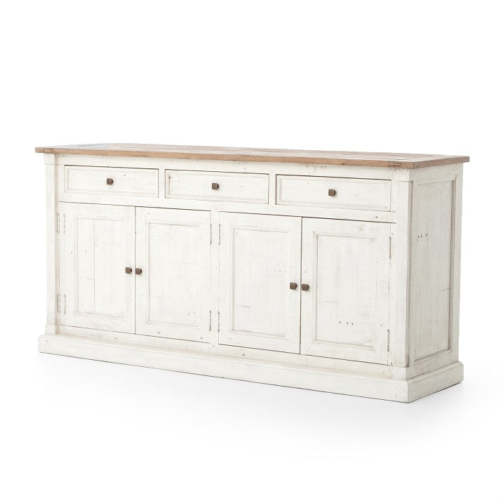 Carina 71" Driftwood + Limestone Sideboard - Classic Carolina Home