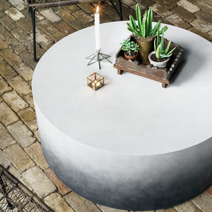 Sherrill 42" Concrete Coffee Table - Indigo Ombre - Classic Carolina Home