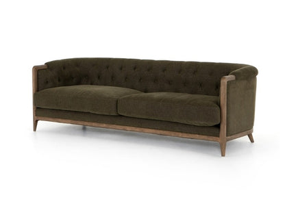 Worthington 90" Sofa - Dark Olive - Classic Carolina Home