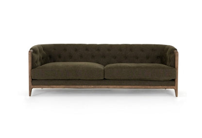 Worthington 90" Sofa - Dark Olive - Classic Carolina Home
