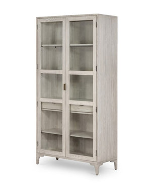Victor 40" Tall Cabinet - Vintage White - Classic Carolina Home