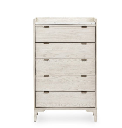 Victor 27" Tall Dresser - Vintage White - Classic Carolina Home