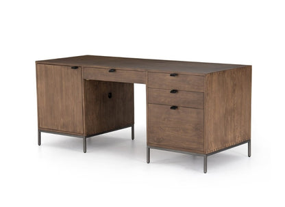 Paul 70" Executive Desk - Auburn - Classic Carolina Home