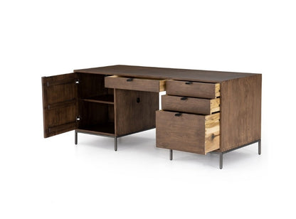 Paul 70" Executive Desk - Auburn - Classic Carolina Home