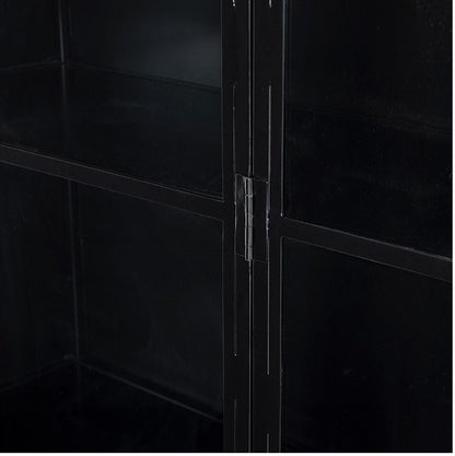 Bellford 40" Metal Cabinet - Black - Classic Carolina Home
