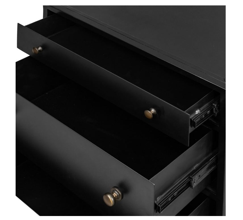 Bellford 24" Nightstand - Black - Classic Carolina Home