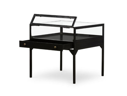 Salerna 24" End Table - Black - Classic Carolina Home