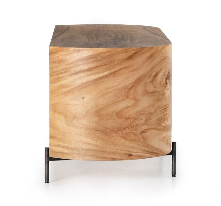 Lucius 72" Executive Desk - Gold Guanacaste - Classic Carolina Home