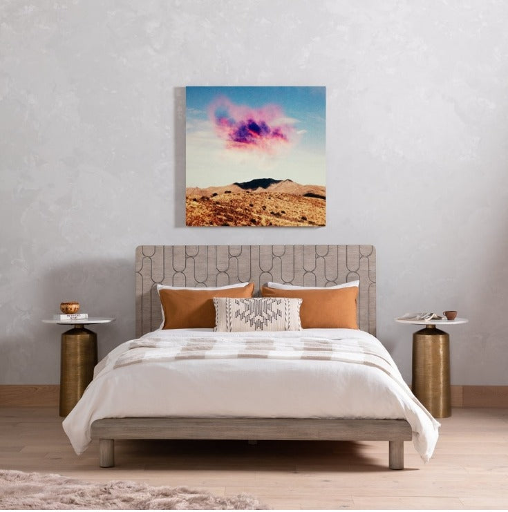 Jay 20" Nightstand - Polished White Marble - Classic Carolina Home