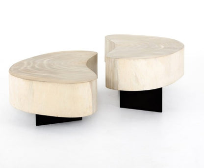 Alton 50" Coffee Table - Bleached Guanacaste - Classic Carolina Home