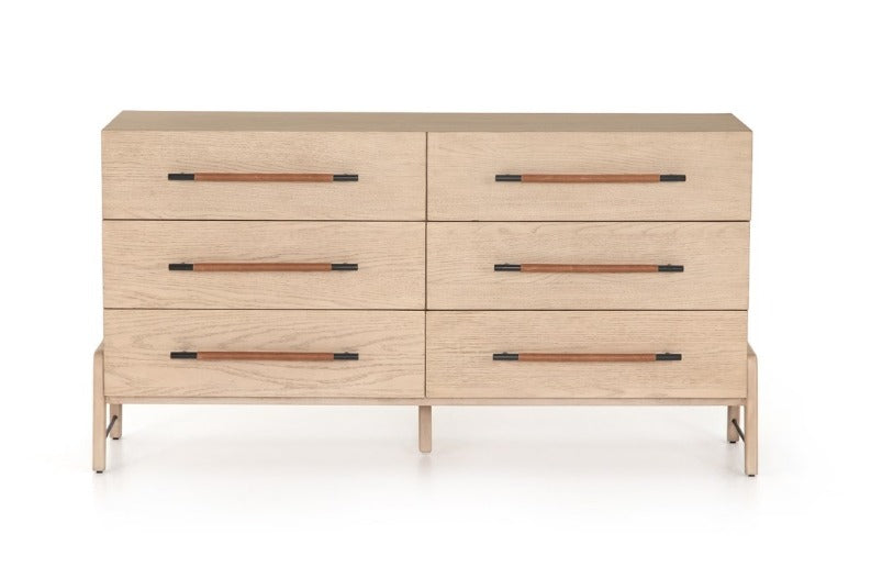 Dale 63" 6 Drawer Dresser - Yucca Oak - Classic Carolina Home