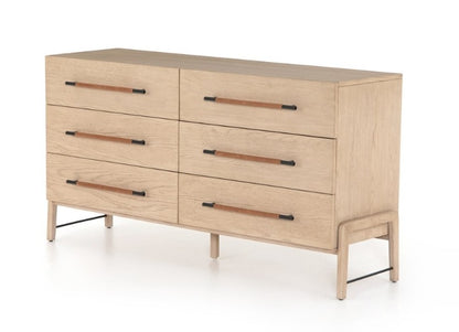 Dale 63" 6 Drawer Dresser - Yucca Oak - Classic Carolina Home