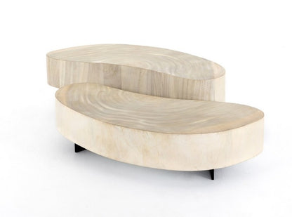 Alton 50" Coffee Table - Bleached Guanacaste - Classic Carolina Home