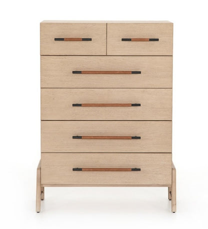 Dale 37" 6 Drawer Tall Dresser - Yucca Oak - Classic Carolina Home
