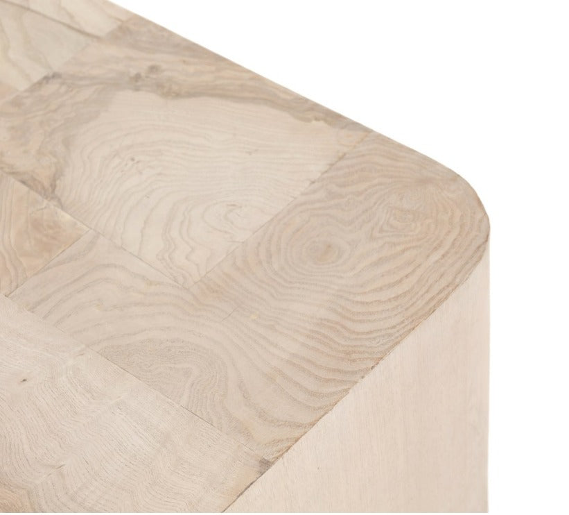 Bianca 20" End Table - Bleached Burl - Classic Carolina Home