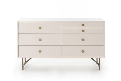 Vaughn 58" 7 Drawer Dresser - Alabaster - Classic Carolina Home