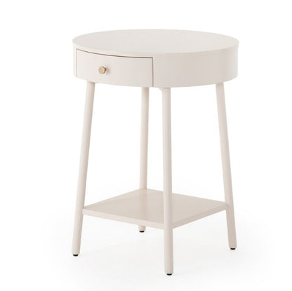 Vaughn 20" Nightstand - Alabaster - Classic Carolina Home