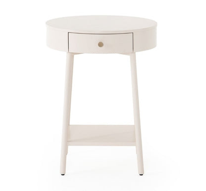 Vaughn 20" Nightstand - Alabaster - Classic Carolina Home