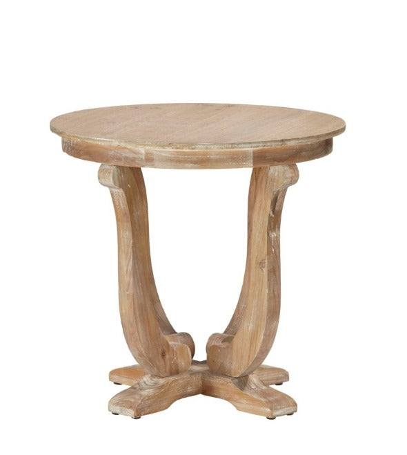 Tinley Accent Table - Medium Brown Wash - Classic Carolina Home