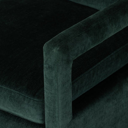 Wilder 30" Swivel Chair - Emerald Noir Performance Velvet
