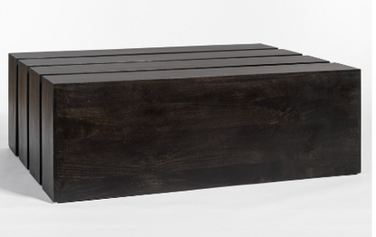 Caden 54" Coffee Table - Ebony - Classic Carolina Home