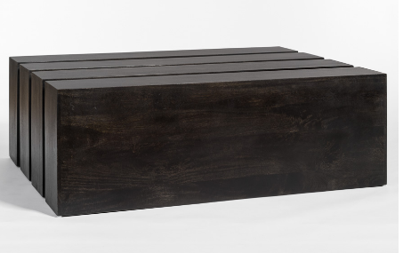 Caden 54" Coffee Table - Ebony - Classic Carolina Home