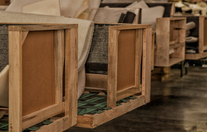 Hannah 159" Dual Chaise Sectional - Mink Metallic - Classic Carolina Home