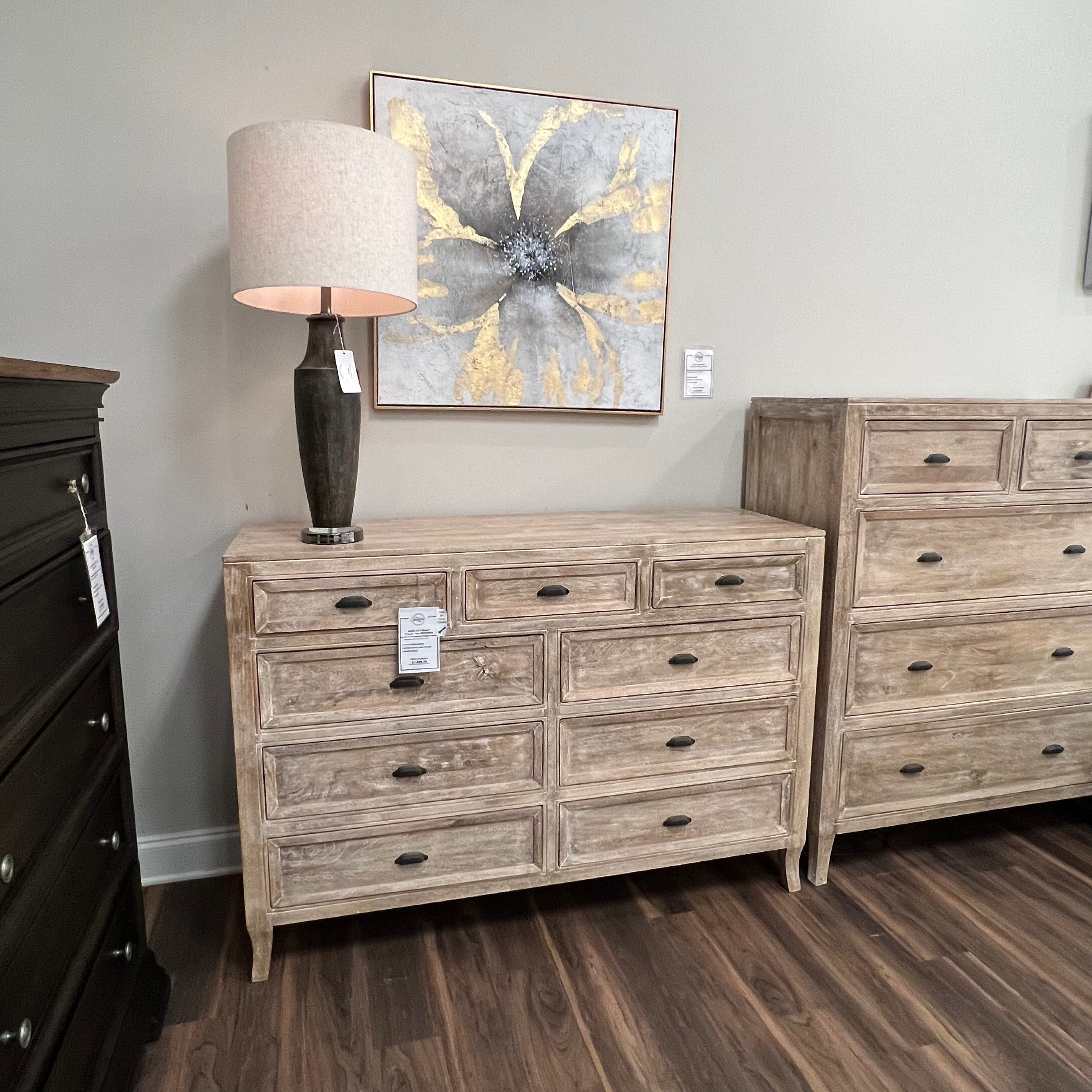 Sophia 60" 9 Drawer Dresser - Sand