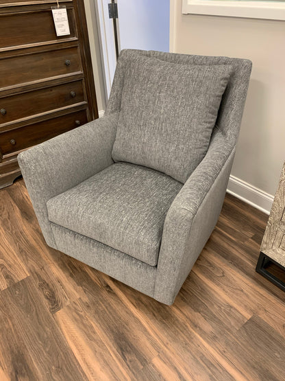 Tiffany 36" Express Ship Swivel Glider Chair - Sunbrella Gray Mirage - Classic Carolina Home