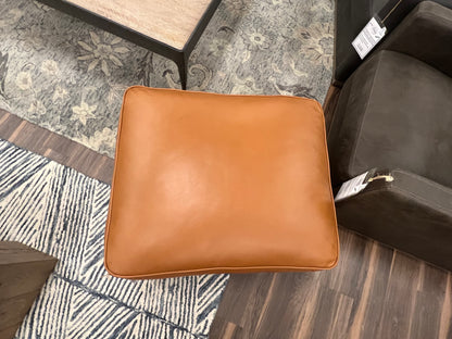 Wallace 30" Top Grain Leather Ottoman - Amadeus Whiskey