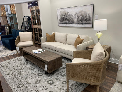 Jeremy Quick Ship Customizable 85" 2 Cushion Sofa - Harvest - Classic Carolina Home