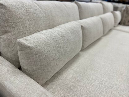 Glenda Quick Ship 130" Sofa + Right Arm Chaise - Cloud