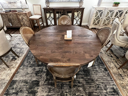 Sardis 53" Round Dining Table - Carbon