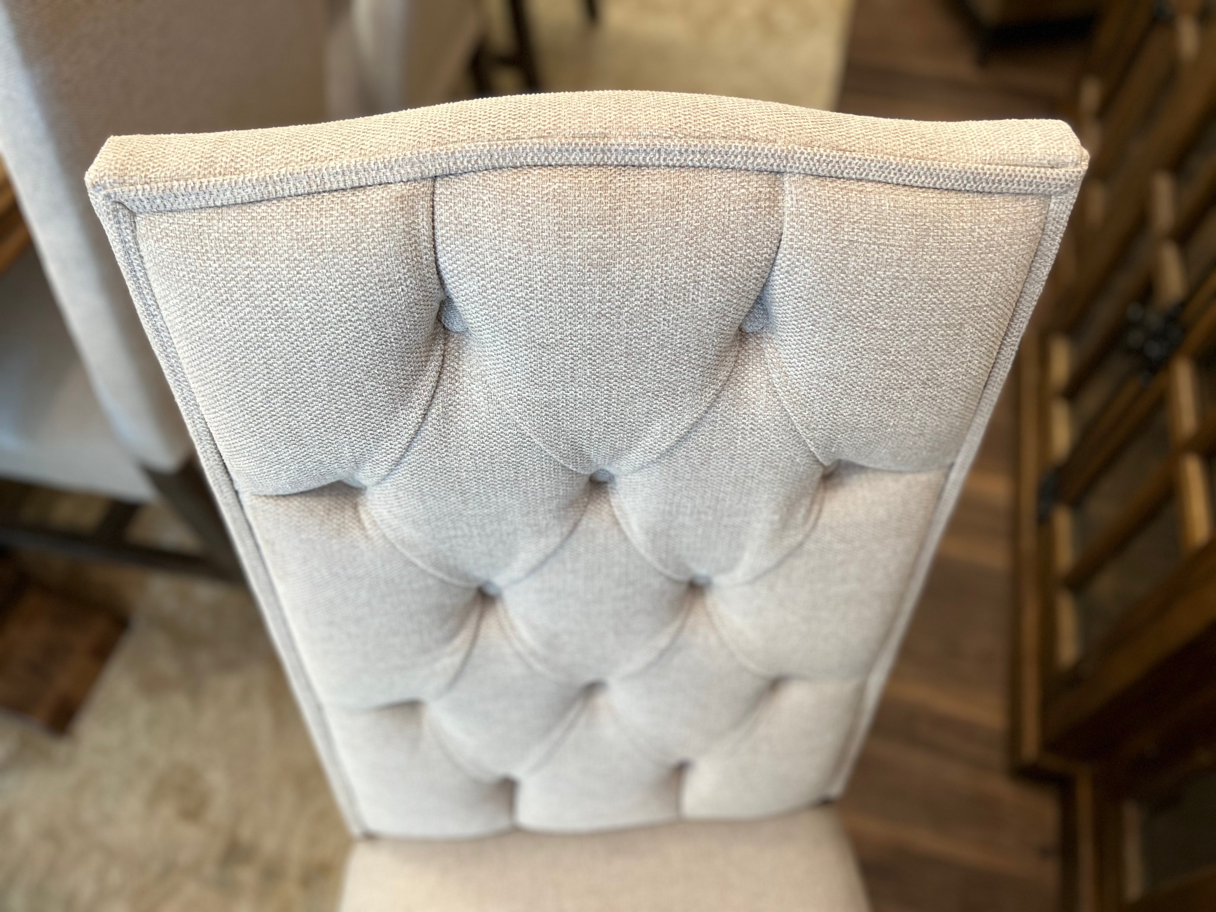 Morgan Tufted Dining Side Chair - Sand + Earth