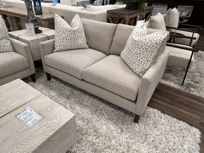 Chelsea Quick Ship 59" 2 Cushion Loveseat - Performance Greige