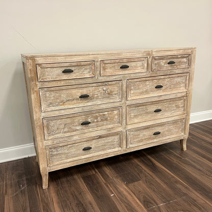 Sophia 60" 9 Drawer Dresser - Sand
