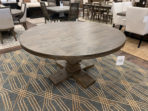 Sardis 60" Round Dining Table - Distressed Natural - Classic Carolina Home