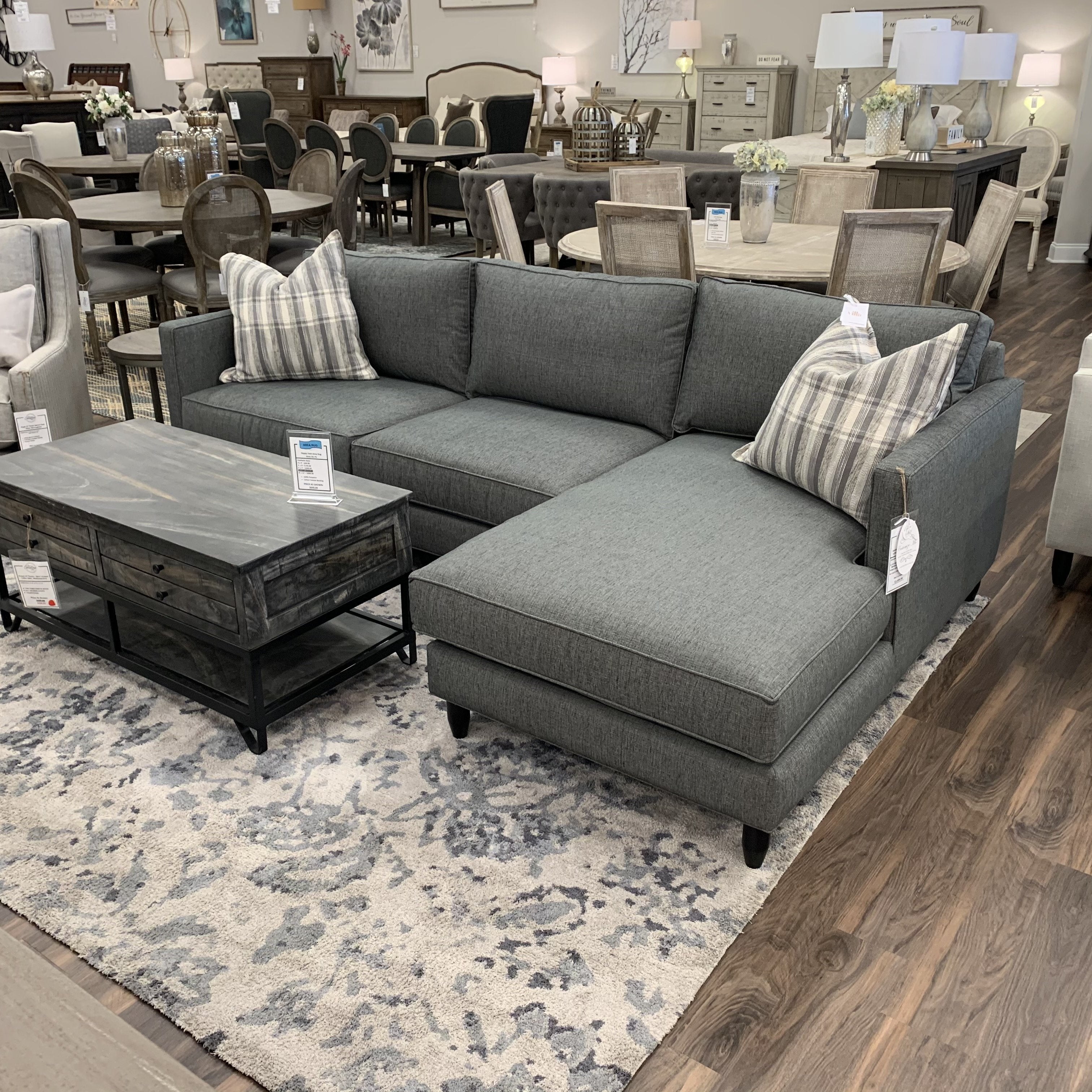 Quick Ship Fabric 9322 - Grey Storm - Classic Carolina Home