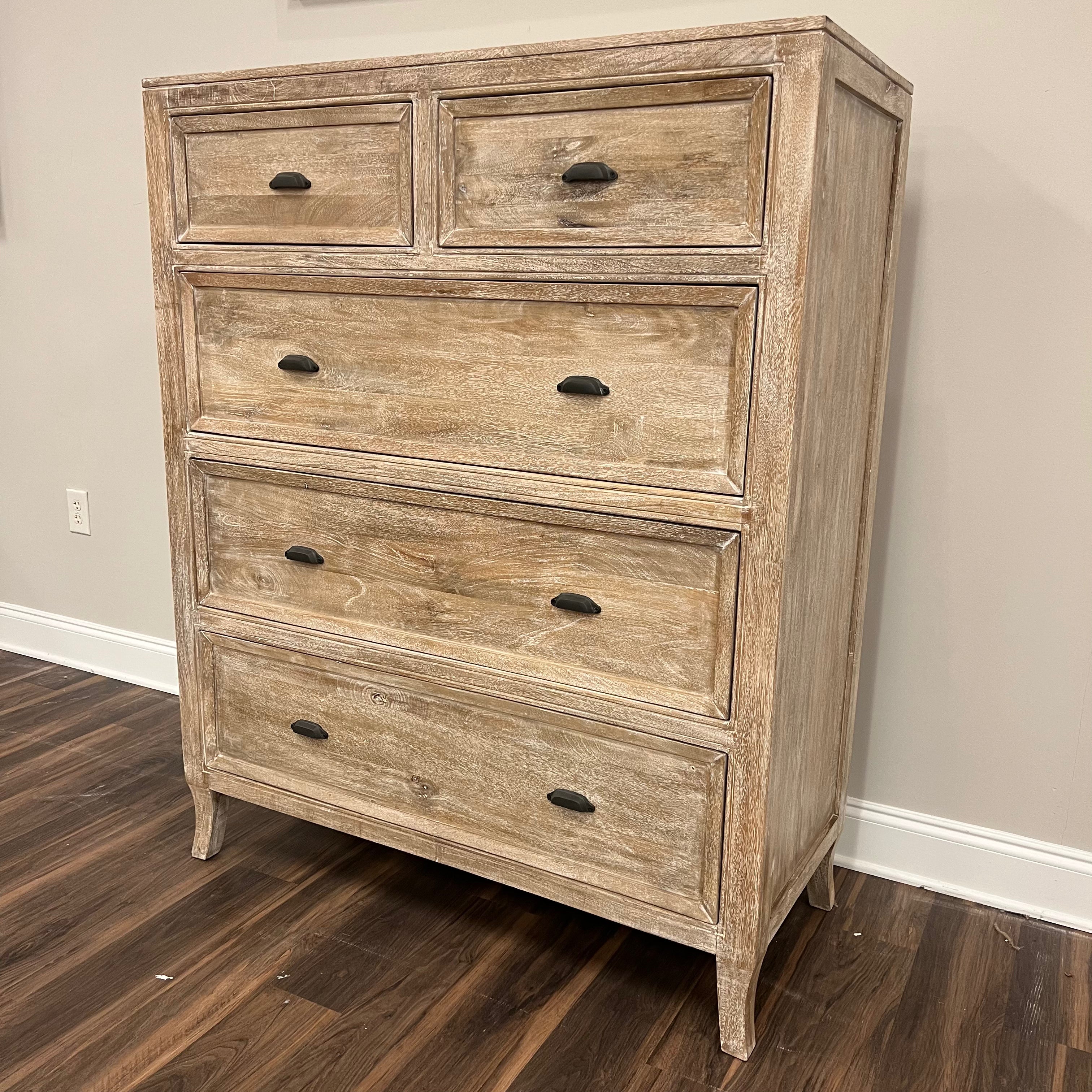 Sophia 45" 5 Drawer Chest - Sand