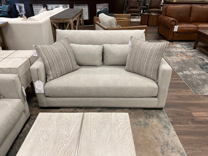 Gloria Express Ship 64" Bench Seat Loveseat - Platinum