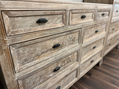 Sophia 60" 9 Drawer Dresser - Sand