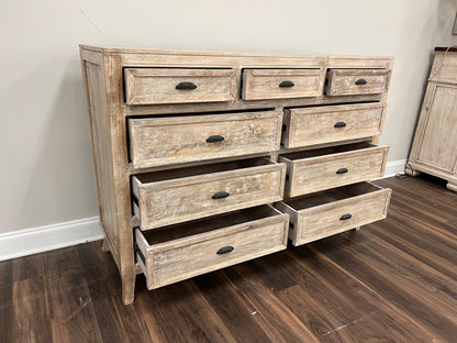 Sophia 60" 9 Drawer Dresser - Sand